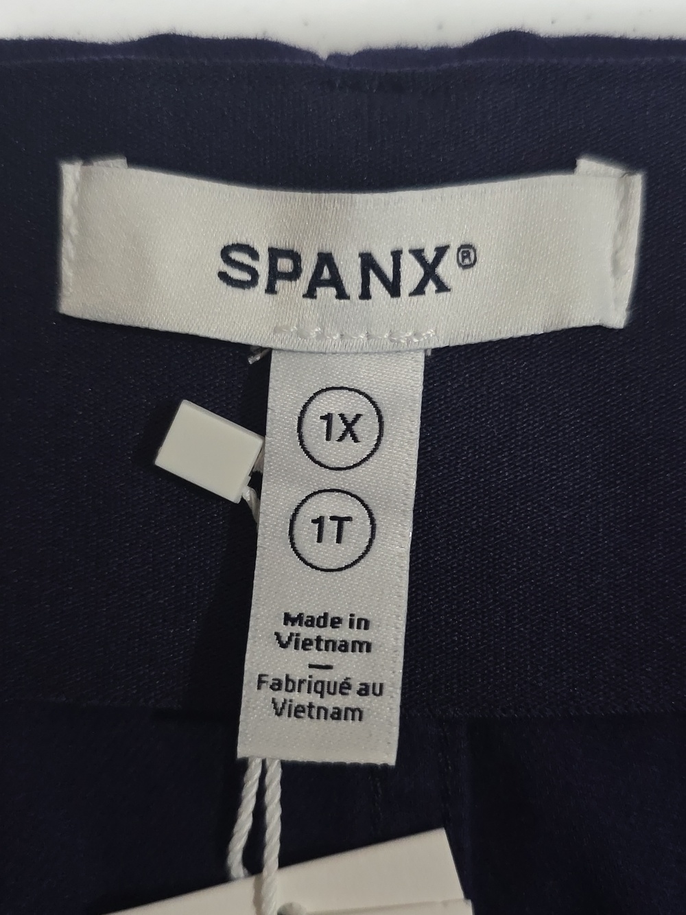 SPANX High Rise Wide-Leg Pull-On Pants Navy Size 1X - Picture 3 of 5